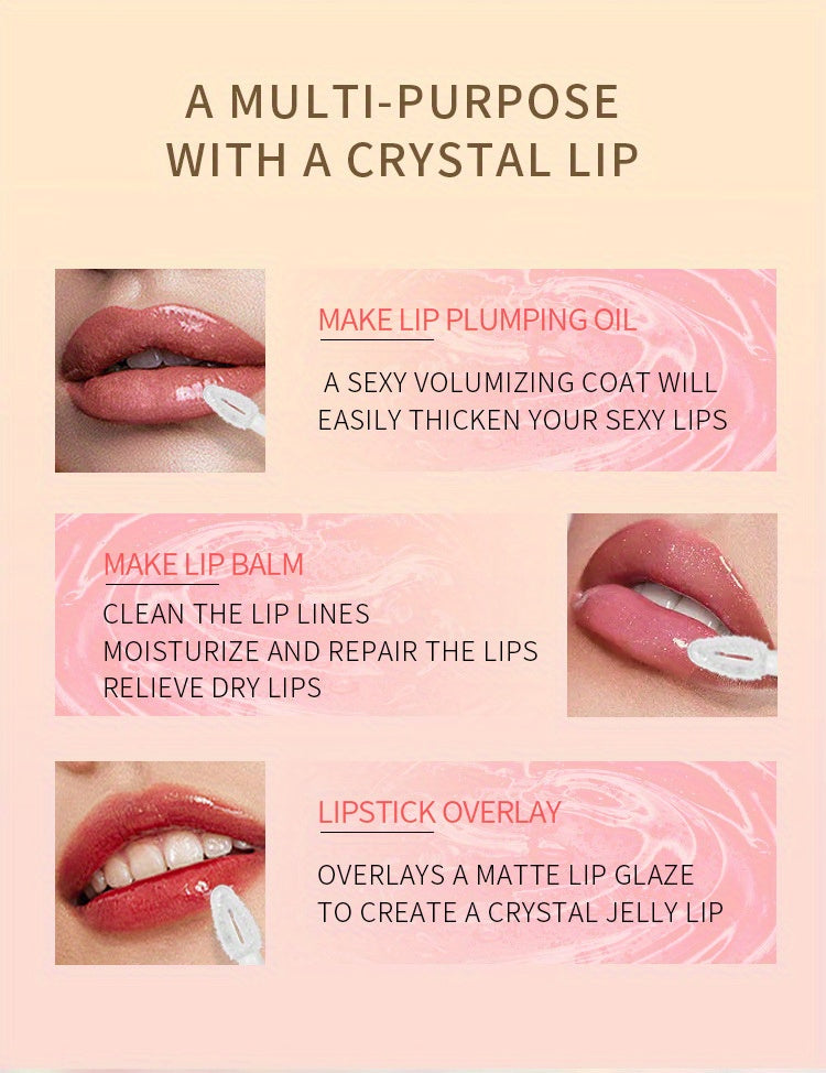 Charming, Smudge-Proof Lip Enhancer Lip Gloss: Shiny Liquid Lipstick & Nourishing Lip Stain Valentine's Day Gifts Contain Plant Squalane