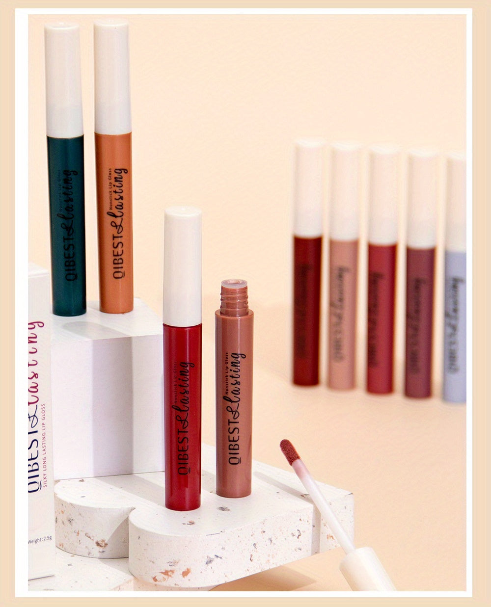 24 Colors Matte Lip Gloss, Long-Lasting, Smudge-Proof, Non-Sticky Lip Stain Valentine's Day Gifts, Ideal For Mardi Gras