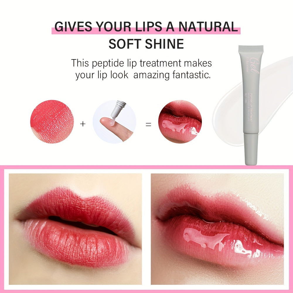 Polypeptide Lip Care Gel, Smooth Lip Lines And Reduce Dead Skin, Moisturizing And Hydrating Lip Repair Gel