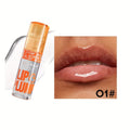 1pc Lip Plumper Gloss, 0.16 Fl Oz Each, 6 Colors, Moisturizing & Volumizing Lip Serum, Shiny Finish, Natural Lip Makeup Enhancer Kit