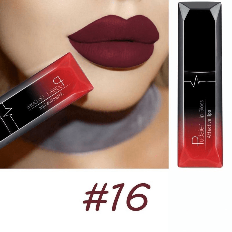 17 colors Waterproof Matte Velvet Lip Tint - Long-Lasting Nude Lip Glaze for a Sexy and Smooth Finish Valentine's Day Gifts