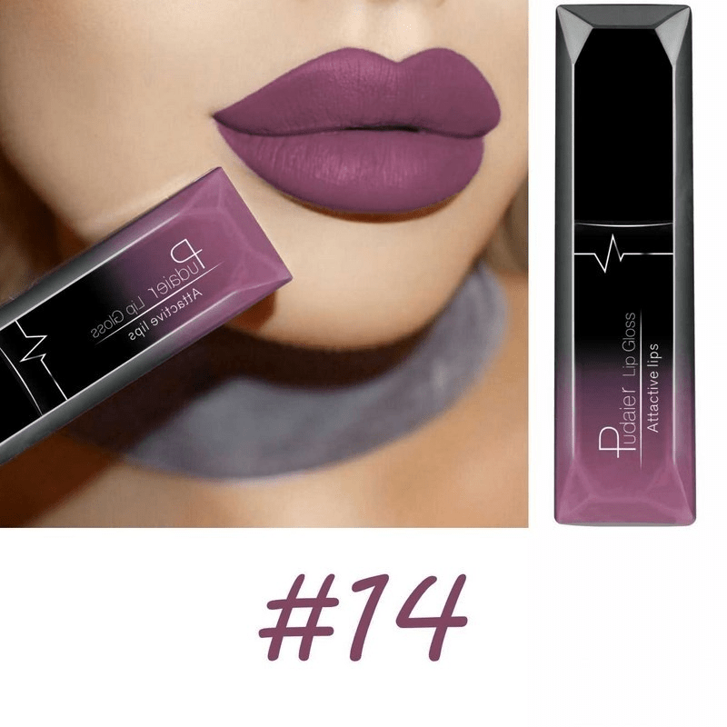 17 colors Waterproof Matte Velvet Lip Tint - Long-Lasting Nude Lip Glaze for a Sexy and Smooth Finish Valentine's Day Gifts