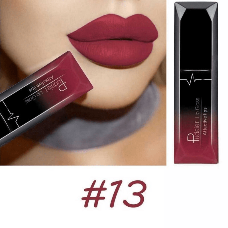17 colors Waterproof Matte Velvet Lip Tint - Long-Lasting Nude Lip Glaze for a Sexy and Smooth Finish Valentine's Day Gifts
