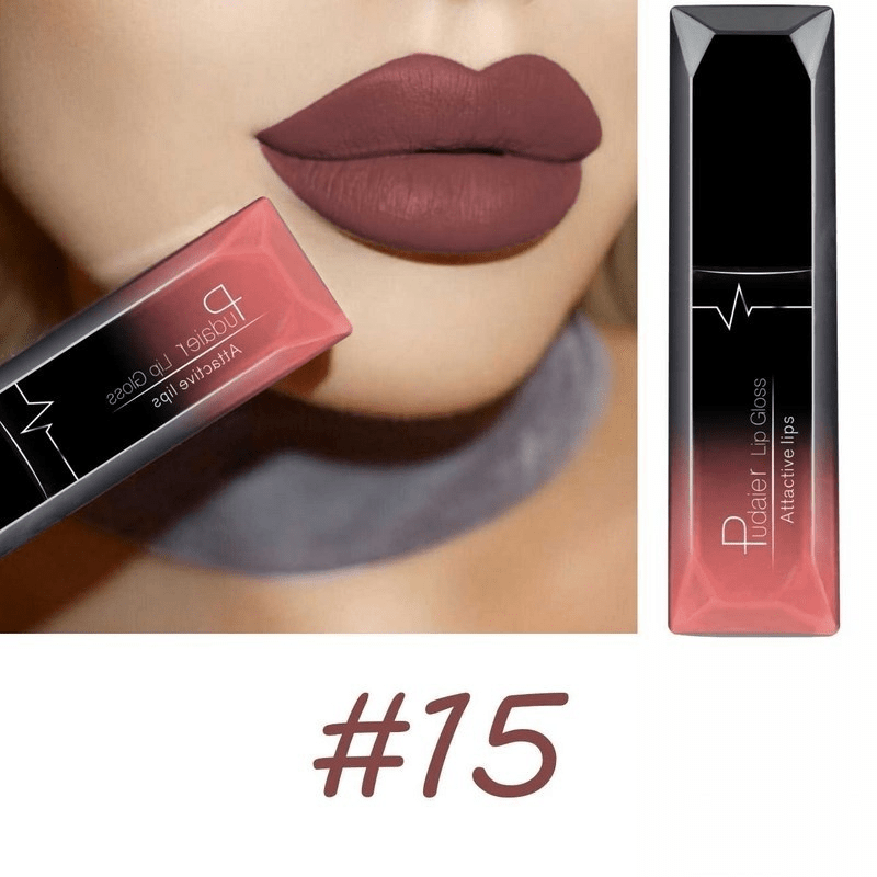 17 colors Waterproof Matte Velvet Lip Tint - Long-Lasting Nude Lip Glaze for a Sexy and Smooth Finish Valentine's Day Gifts