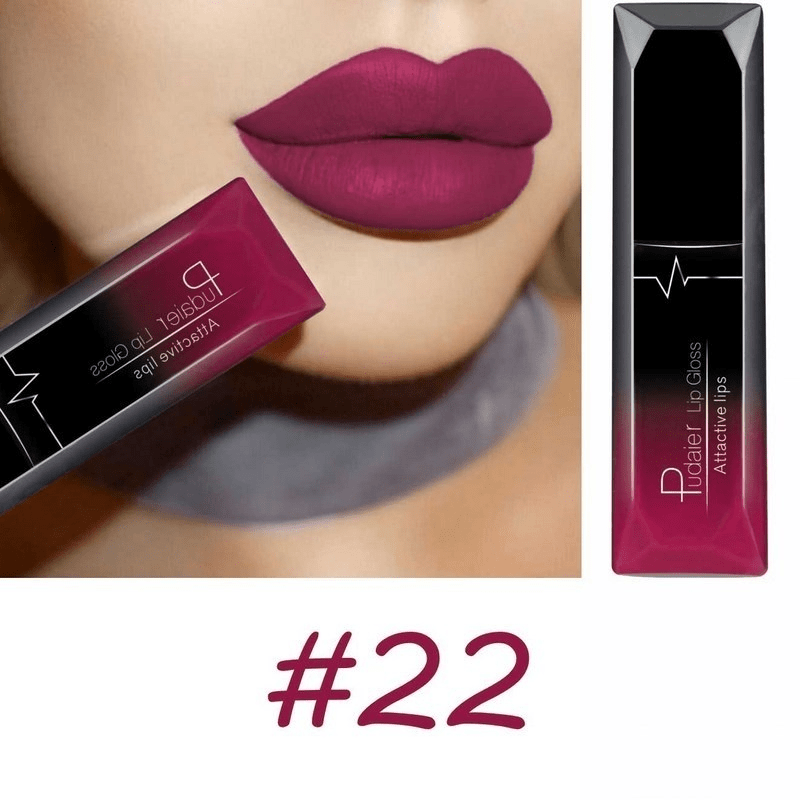 17 colors Waterproof Matte Velvet Lip Tint - Long-Lasting Nude Lip Glaze for a Sexy and Smooth Finish Valentine's Day Gifts