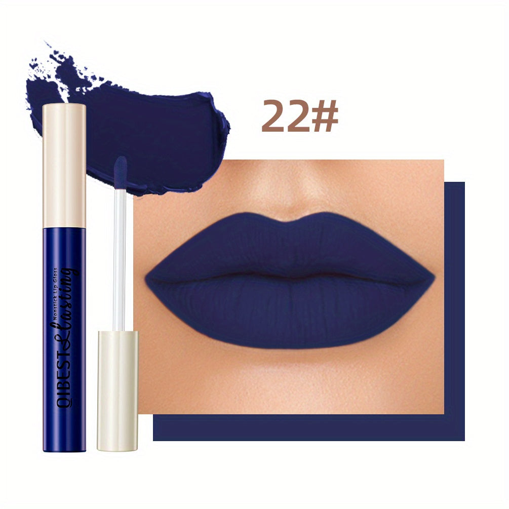 24 Colors Matte Lip Gloss, Long-Lasting, Smudge-Proof, Non-Sticky Lip Stain Valentine's Day Gifts, Ideal For Mardi Gras