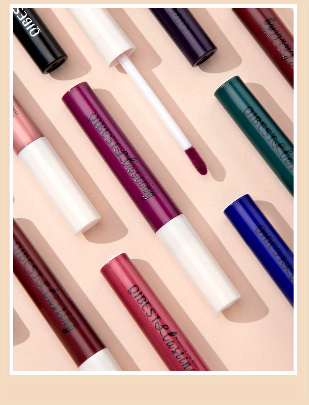 24 Colors Matte Lip Gloss, Long-Lasting, Smudge-Proof, Non-Sticky Lip Stain Valentine's Day Gifts, Ideal For Mardi Gras