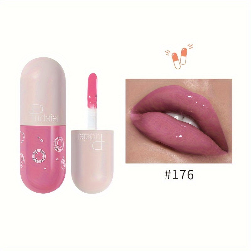 Capsule Lip Stain Non Stick Cup Non Fade Lip Gloss Mirror Glow Valentine's Day Gifts For Music Festival