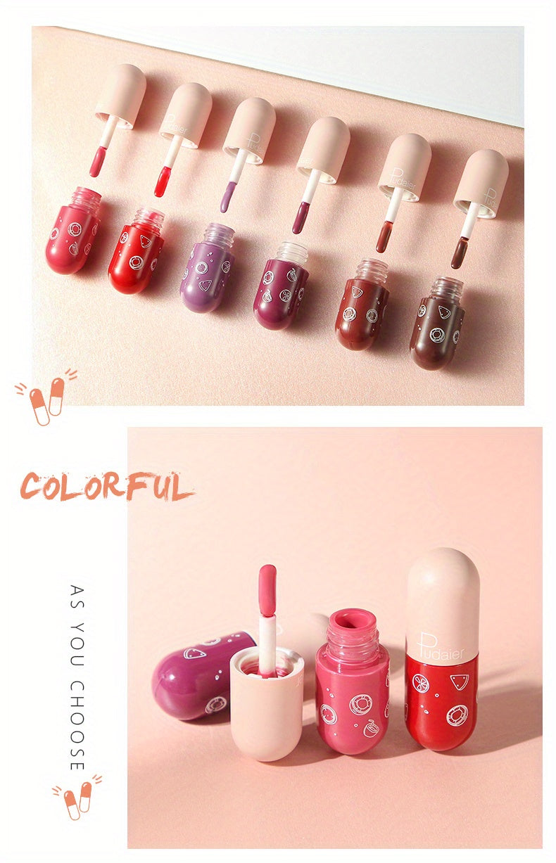 Capsule Lip Stain Non Stick Cup Non Fade Lip Gloss Mirror Glow Valentine's Day Gifts For Music Festival