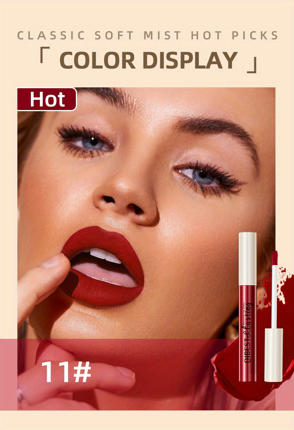24 Colors Matte Lip Gloss, Long-Lasting, Smudge-Proof, Non-Sticky Lip Stain Valentine's Day Gifts, Ideal For Mardi Gras