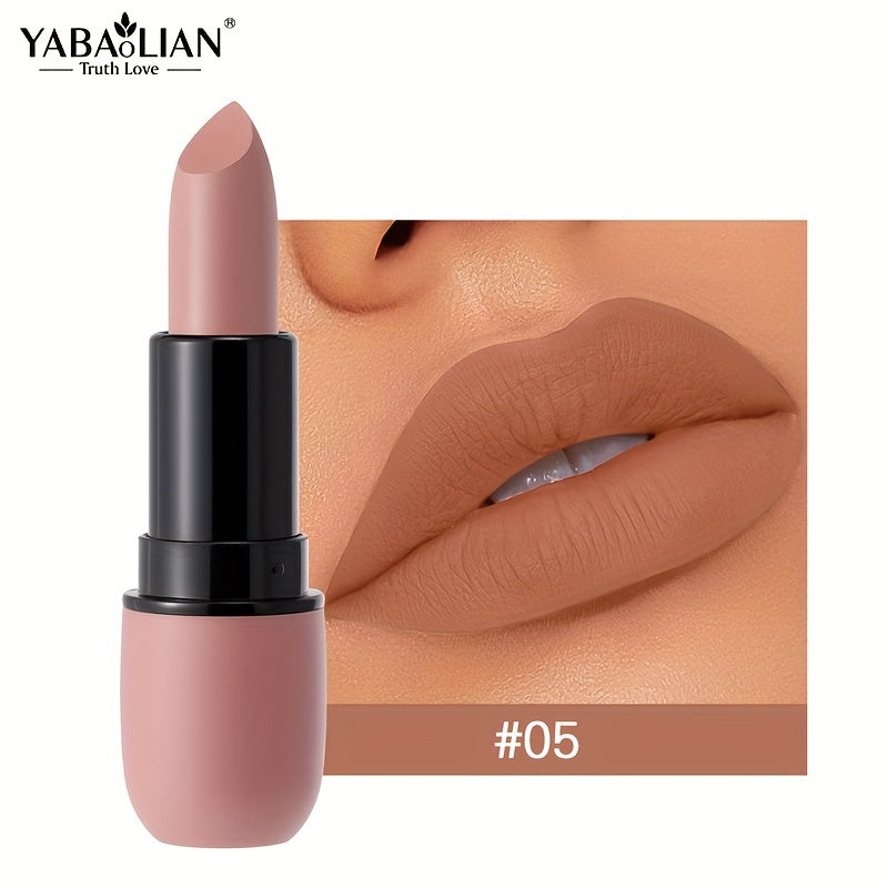6-Color Matte Velvet Lipsticks, Color Rendering Lip Tint, Long Lasting Waterproof And Smudge Proof Lipsticks YABAOLIAN