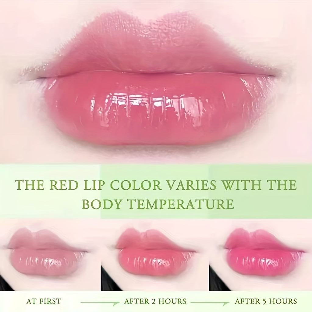 Aloe Vera Lip Balm, Magic Temperature Color Change Lipstick, Hydrating & Moisturizing, Long Lasting Care Lipstick For Women Girls With Plant Squalane