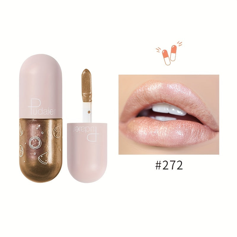 Capsule Lip Stain Non Stick Cup Non Fade Lip Gloss Mirror Glow Valentine's Day Gifts For Music Festival