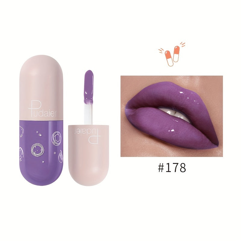 Capsule Lip Stain Non Stick Cup Non Fade Lip Gloss Mirror Glow Valentine's Day Gifts For Music Festival