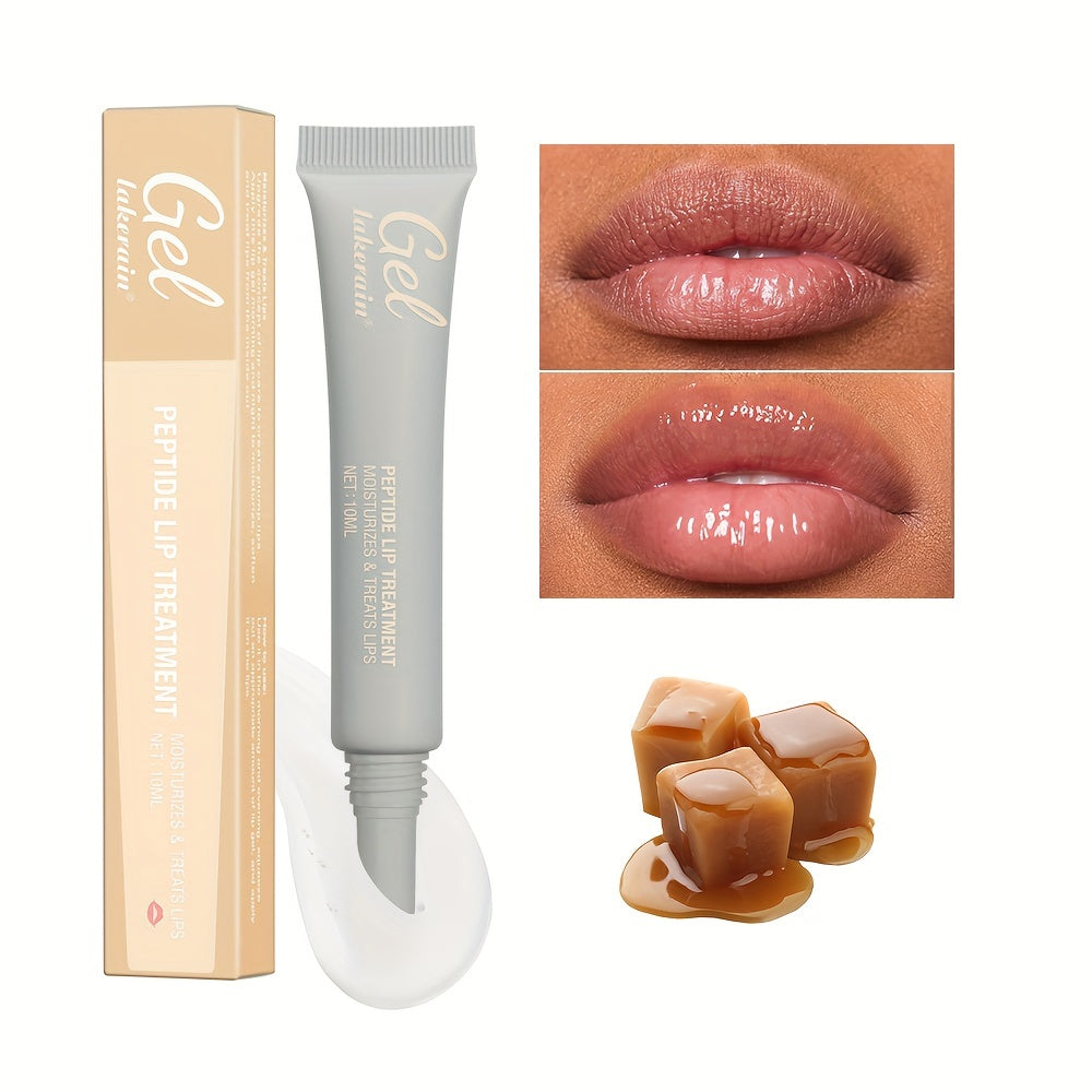 Polypeptide Lip Care Gel, Smooth Lip Lines And Reduce Dead Skin, Moisturizing And Hydrating Lip Repair Gel