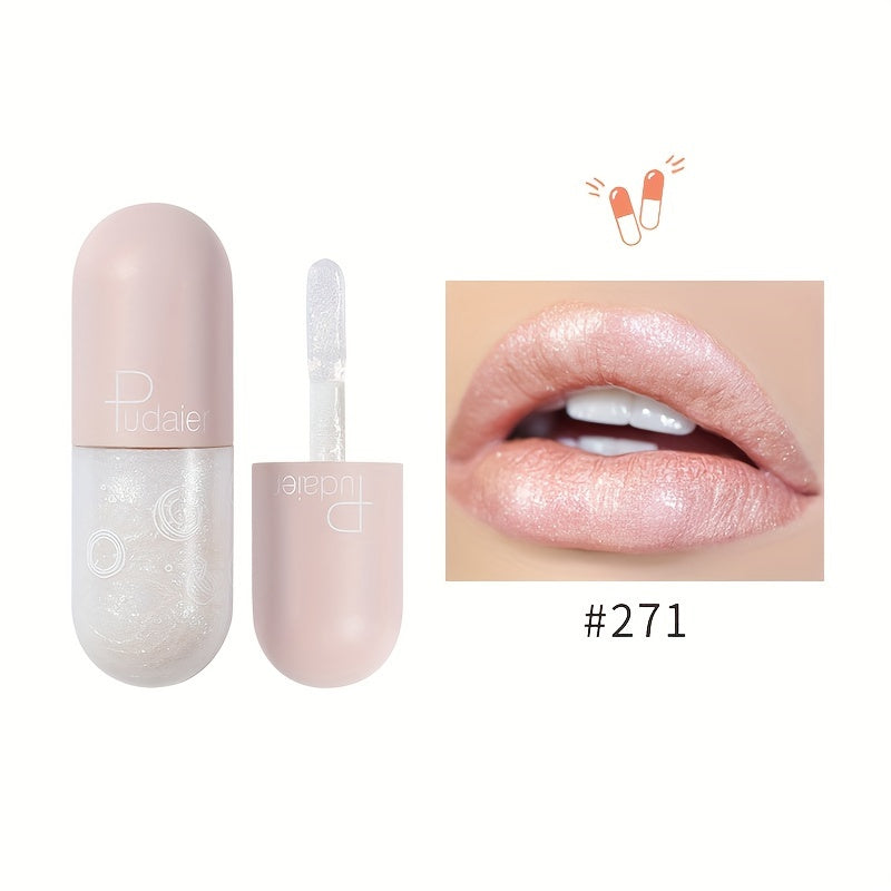 Capsule Lip Stain Non Stick Cup Non Fade Lip Gloss Mirror Glow Valentine's Day Gifts For Music Festival