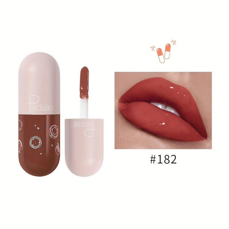 Capsule Lip Stain Non Stick Cup Non Fade Lip Gloss Mirror Glow Valentine's Day Gifts For Music Festival