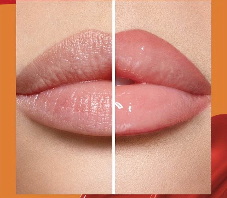 1pc Lip Plumper Gloss, 0.16 Fl Oz Each, 6 Colors, Moisturizing & Volumizing Lip Serum, Shiny Finish, Natural Lip Makeup Enhancer Kit