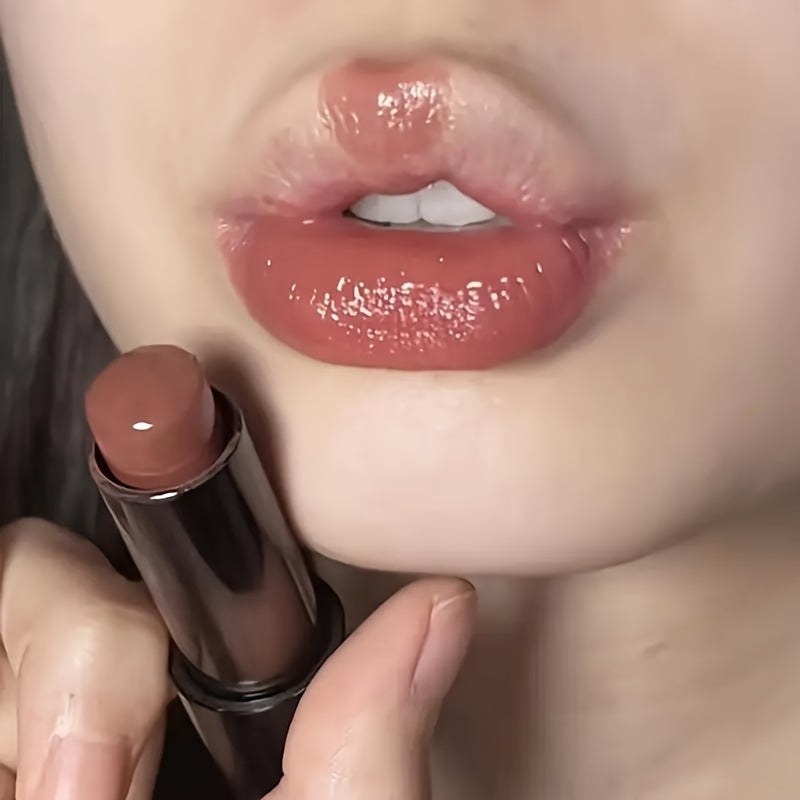 Shimmery Lipstick Deluxe - 6-in-1 Moisturizing Long-Lasting Matte Lip Color with Hydrating & Plumping Effect, Full Coverage for All Skin Types, Berry & Mixed Tones, Ideal for Travel & Work, Adult Age Range