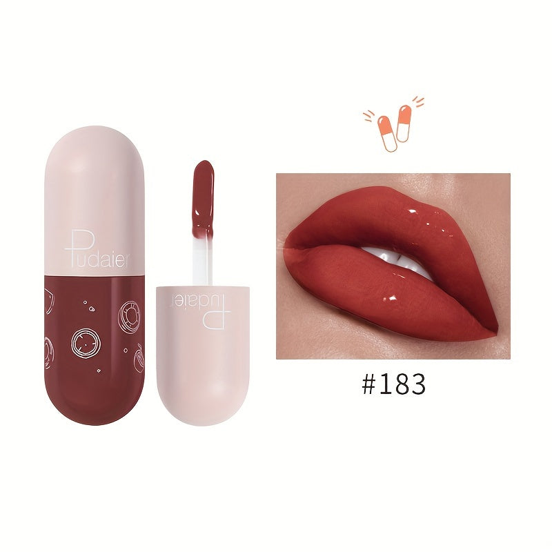 Capsule Lip Stain Non Stick Cup Non Fade Lip Gloss Mirror Glow Valentine's Day Gifts For Music Festival