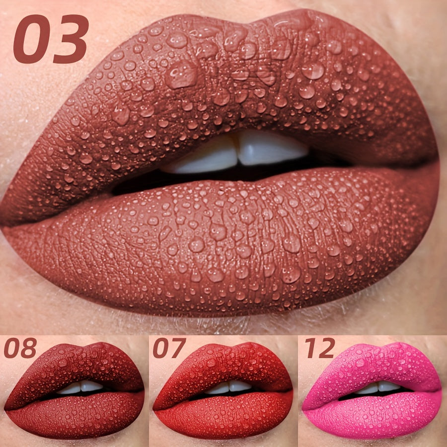 Lip Glaze Long Lasting Waterproof Liquid Lipstick Dewy Lip Oil Lip Tint Moisturizing Makeup Lip Balm With High Pigmented Mardi Gars Gifts