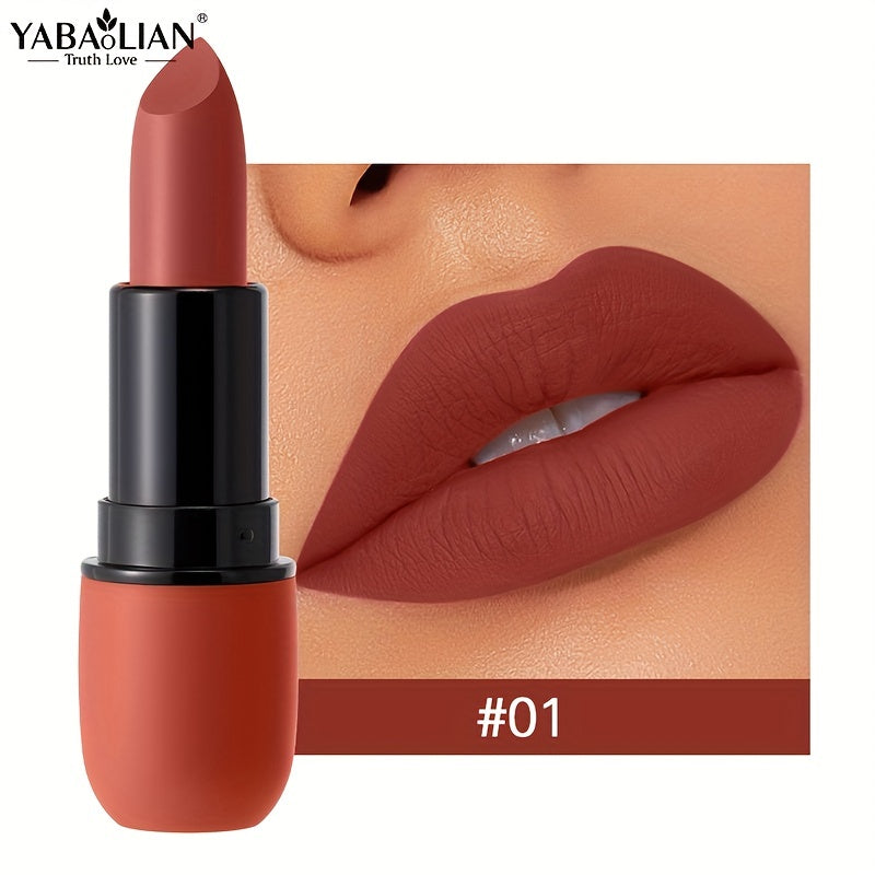 6-Color Matte Velvet Lipsticks, Color Rendering Lip Tint, Long Lasting Waterproof And Smudge Proof Lipsticks YABAOLIAN