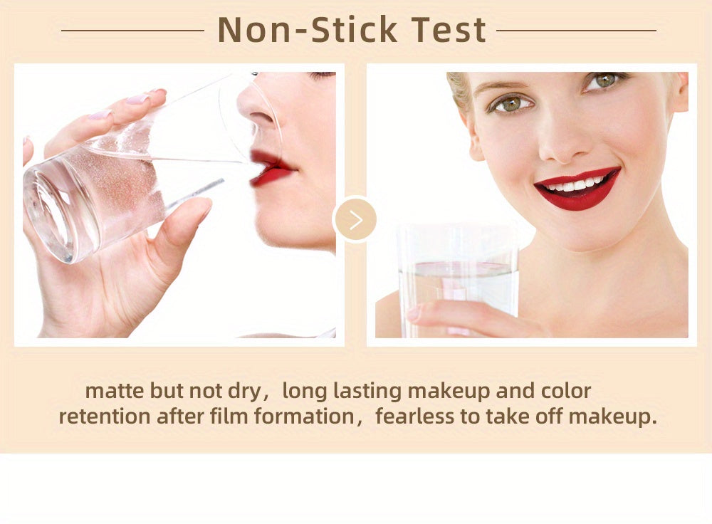 24 Colors Matte Lip Gloss, Long-Lasting, Smudge-Proof, Non-Sticky Lip Stain Valentine's Day Gifts, Ideal For Mardi Gras