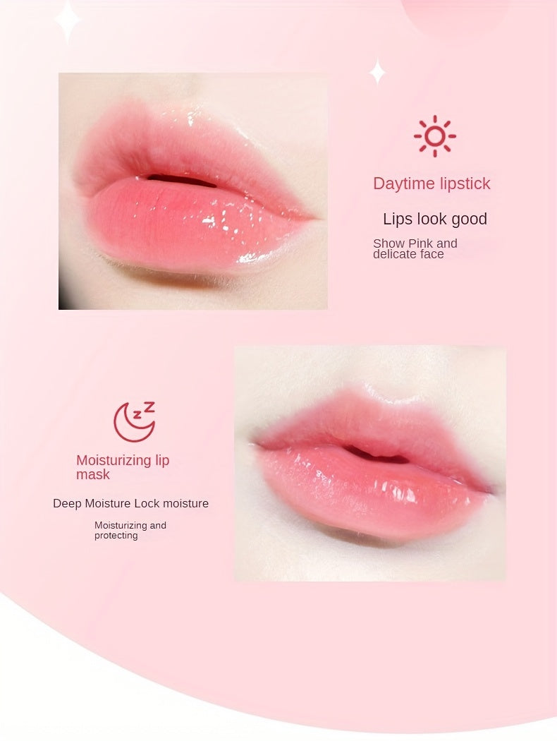Enchanting Flower Petal Temperature-Responsive Lip Gloss - Deeply Moisturizing, Color-Transforming, Non-Transfer Formula with Crystal Clear Water-Gloss Finish - Perfect for Autumn and Winter