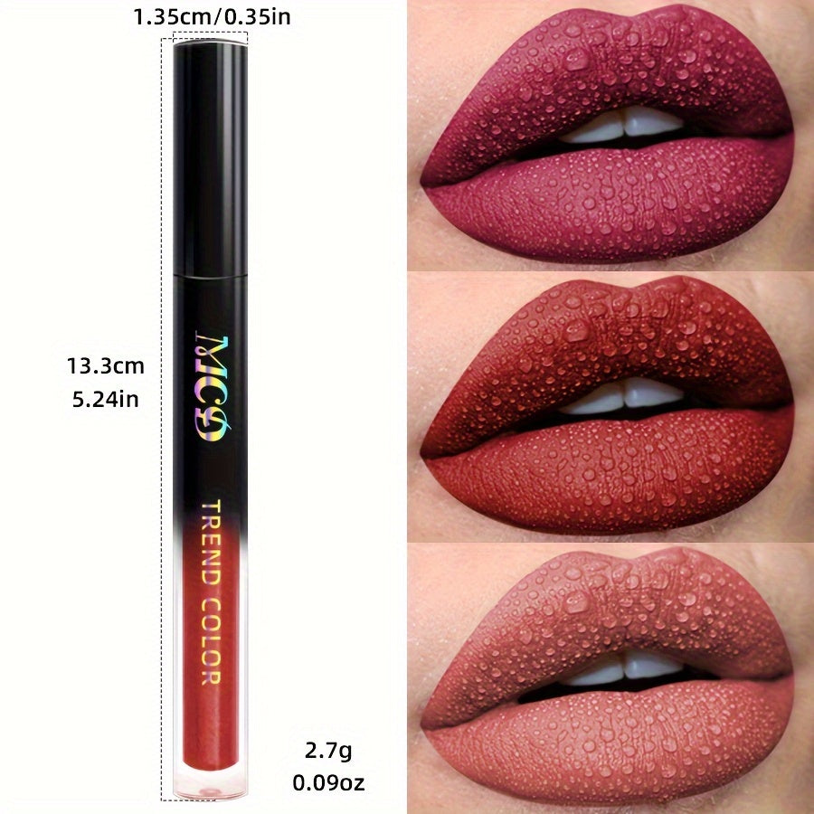 Lip Glaze Long Lasting Waterproof Liquid Lipstick Dewy Lip Oil Lip Tint Moisturizing Makeup Lip Balm With High Pigmented Mardi Gars Gifts