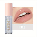 12 Colors Pearlescent Moisturizing Lip Gloss - Lustrous Mirror Nude Lip Stain with Natural Lip Oil for Valentine's Day Gifts