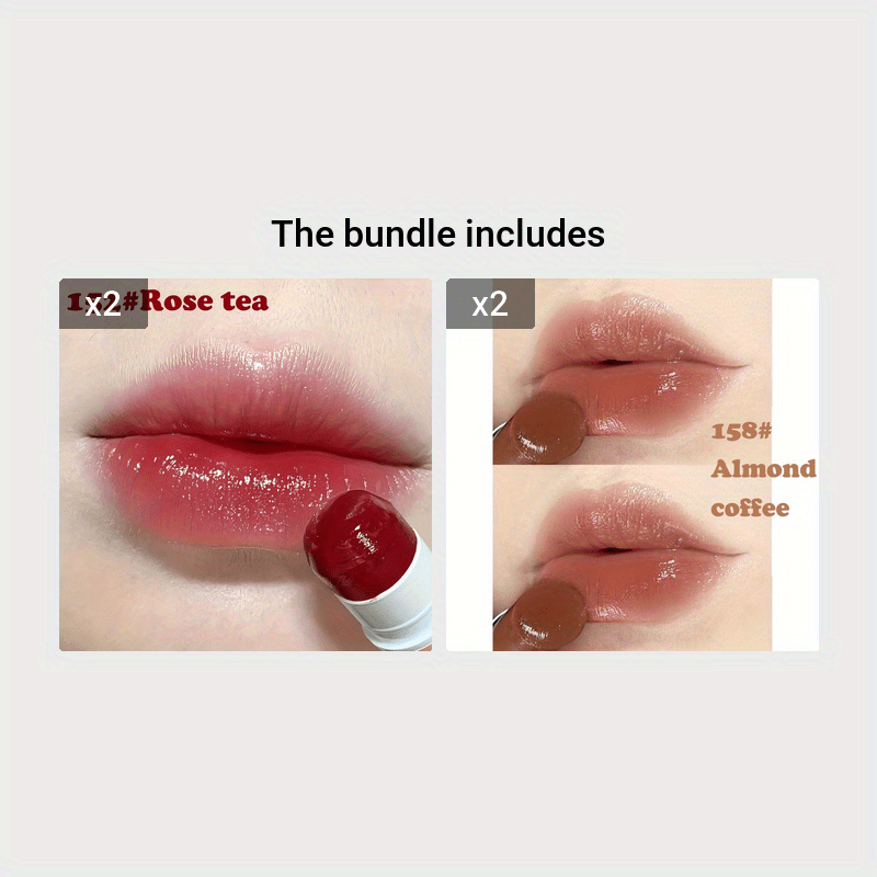 Tinted Lip Balm, Hydrating Moisturizing Lipstick, Removing Dead Skin And Lightening Lip Line, Brightening Lip Care Balm Valentine's Day Gifts