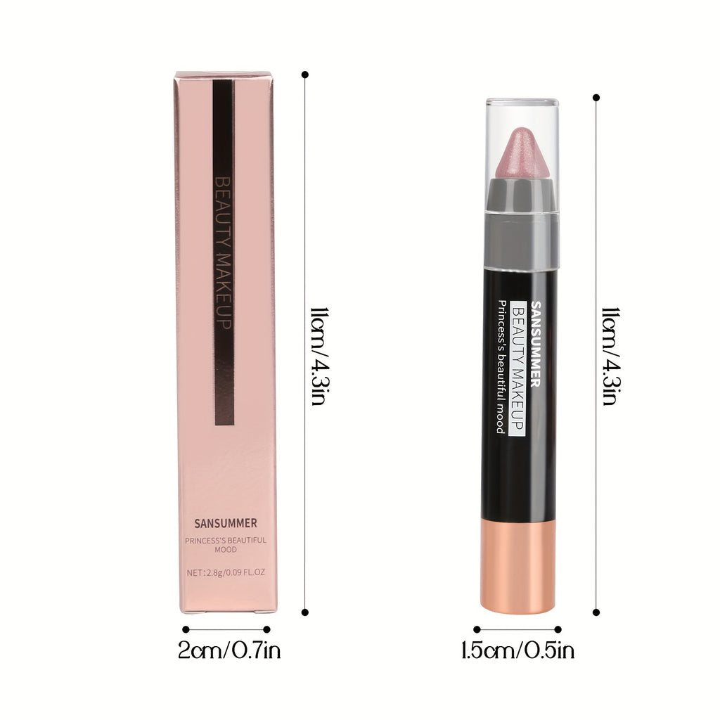 8-Color Moisturizing Lipstick Crayon - Long-lasting, Waterproof, Smooth, Fuller Effect - Professional Lip Makeup Valentine's Day Gifts