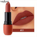 6-Color Matte Velvet Lipsticks, Color Rendering Lip Tint, Long Lasting Waterproof And Smudge Proof Lipsticks YABAOLIAN