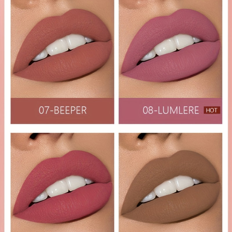 Velvet Matte Lip Glaze – Long Lasting Waterproof Lipstick