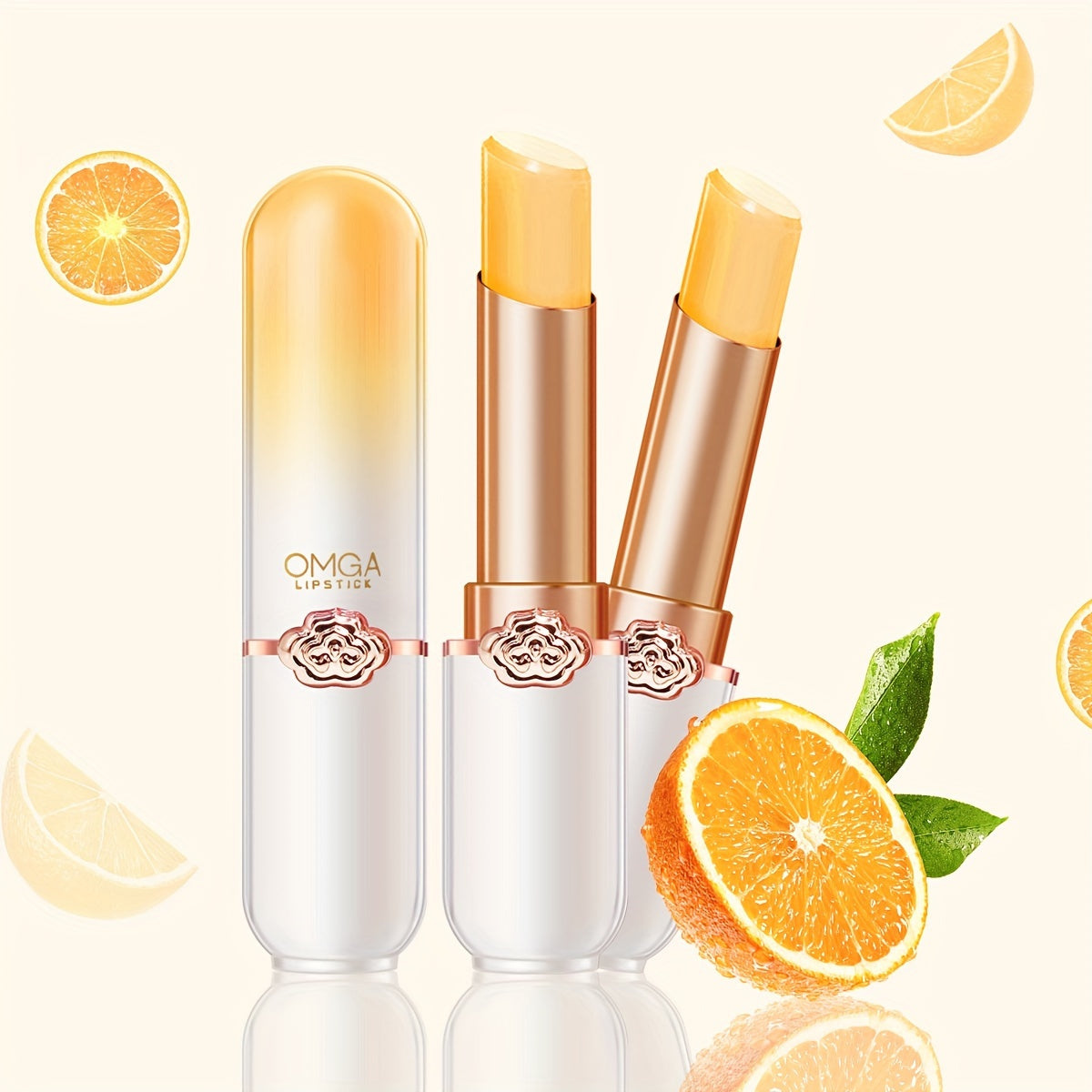 Fruit-flavored Colored Lip Balm-Long-term Nutrition In Autumn And Winter Moisturizes Chapped Lips, Gently Moisturizes Lip Balm For 8 Flavors Optional Contain Plant Squalene, Perfect Christmas Gift For Women.
