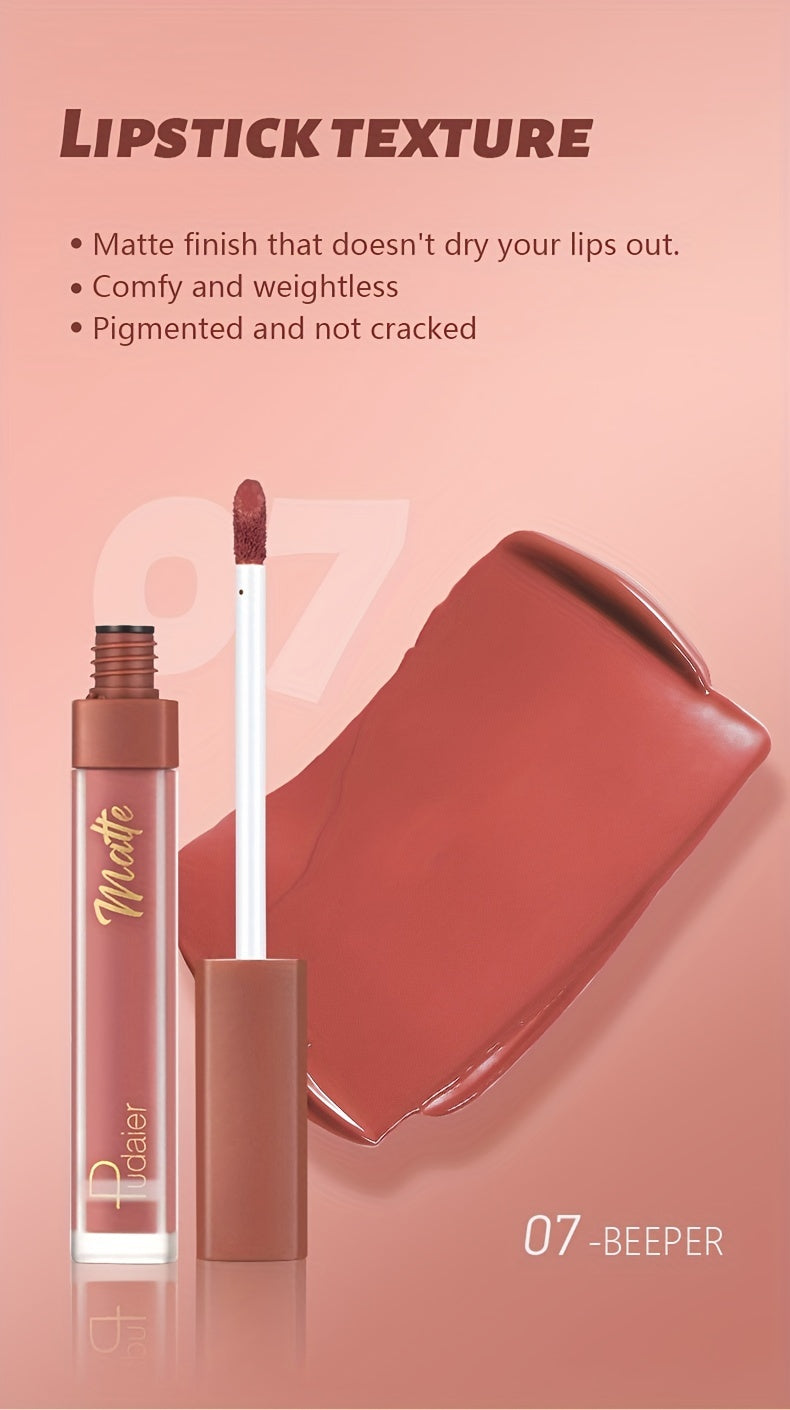 Velvet Matte Lip Glaze – Long Lasting Waterproof Lipstick