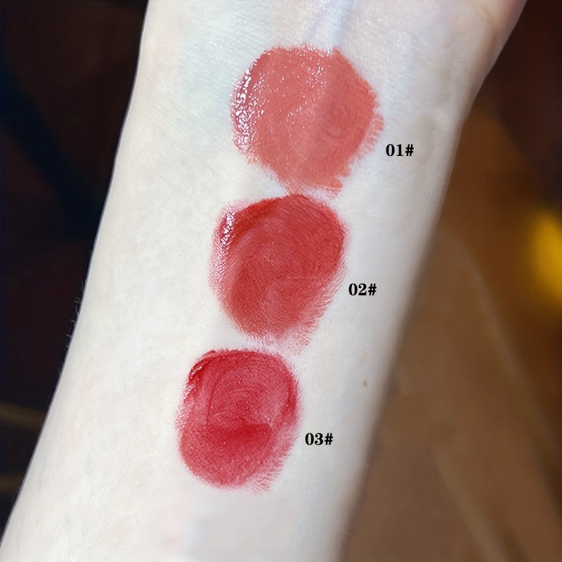 3 Color Moisturizing Lip Balm Tinted, Long-lasting Color Lifting Lightening Lip Line Soft Lipstick Valentine's Day Gifts