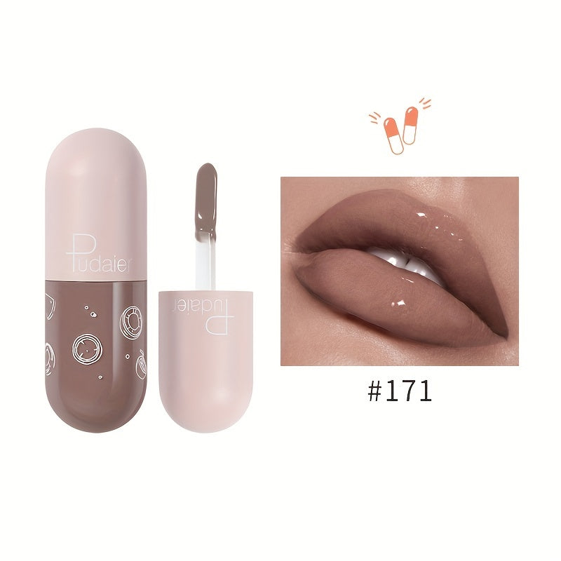 Capsule Lip Stain Non Stick Cup Non Fade Lip Gloss Mirror Glow Valentine's Day Gifts For Music Festival