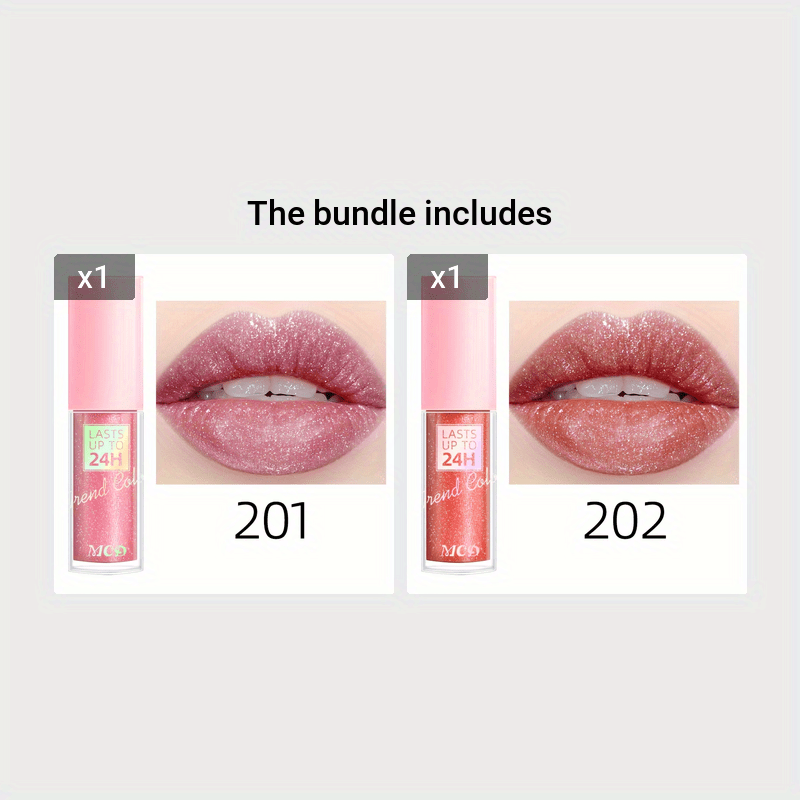 Glitter Lip Glaze Long Lasting Waterproof Liquid Lipstick Dewy Finish Lip Oil Lip Tint Moisturizing Lip Balm Highly Pigmented For Music Festival