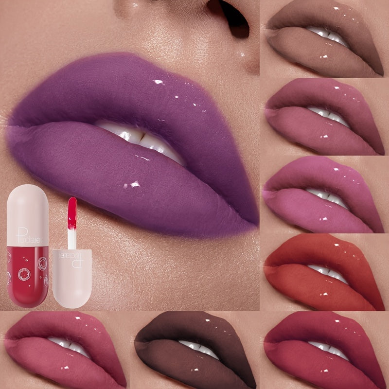 Capsule Lip Stain Non Stick Cup Non Fade Lip Gloss Mirror Glow Valentine's Day Gifts For Music Festival