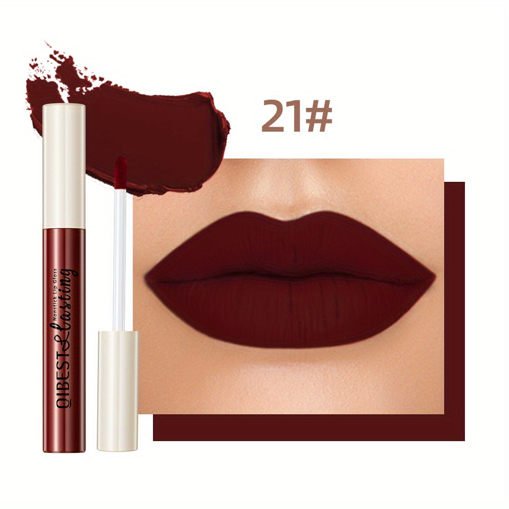 24 Colors Matte Lip Gloss, Long-Lasting, Smudge-Proof, Non-Sticky Lip Stain Valentine's Day Gifts, Ideal For Mardi Gras