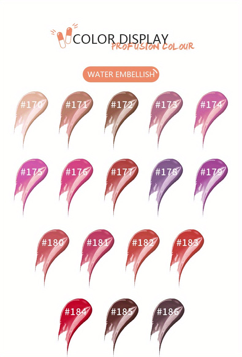 Capsule Lip Stain Non Stick Cup Non Fade Lip Gloss Mirror Glow Valentine's Day Gifts For Music Festival