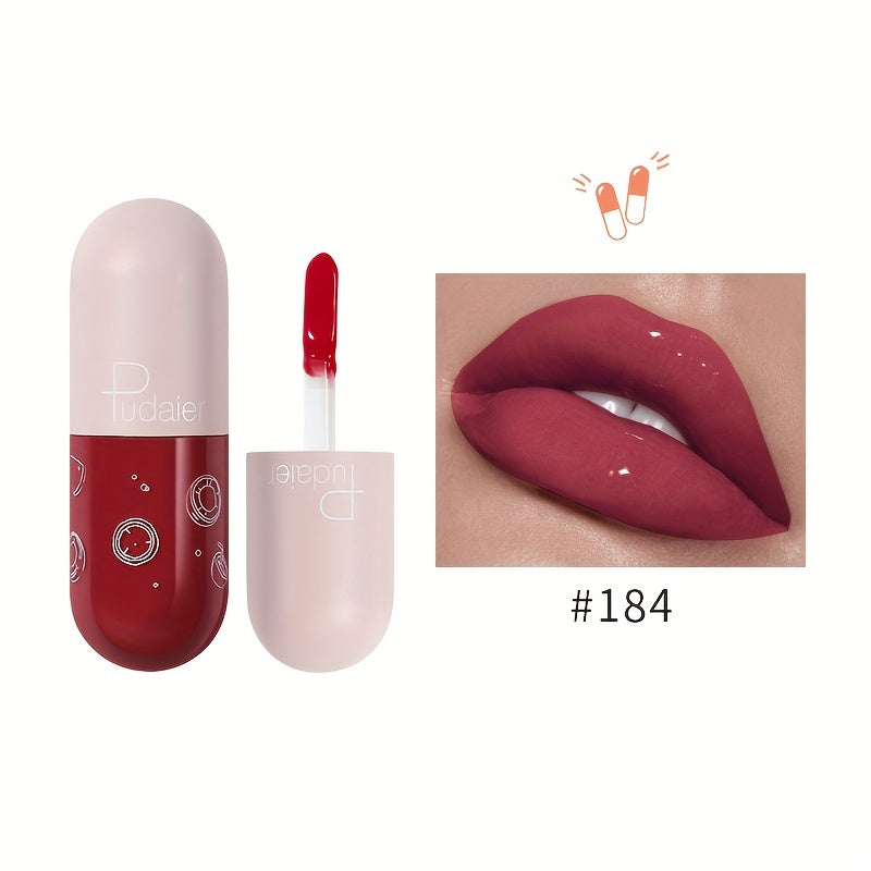 Capsule Lip Stain Non Stick Cup Non Fade Lip Gloss Mirror Glow Valentine's Day Gifts For Music Festival