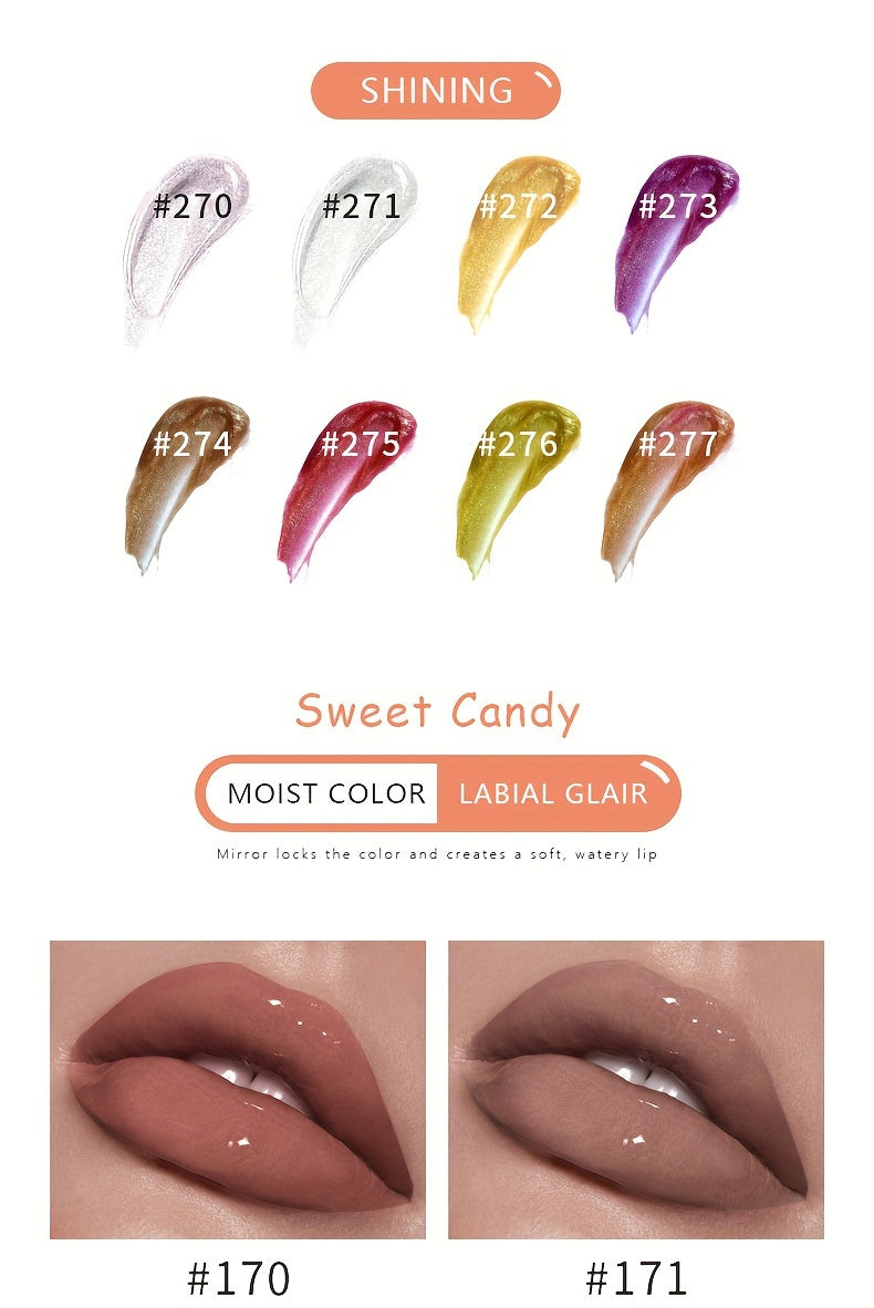Capsule Lip Stain Non Stick Cup Non Fade Lip Gloss Mirror Glow Valentine's Day Gifts For Music Festival