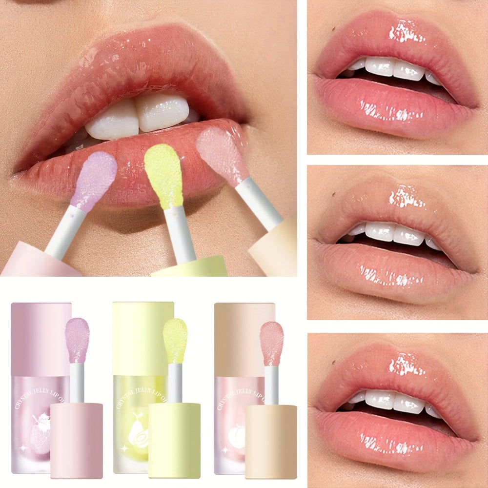 GG Water Feeling Jelly Lip Oil - Moisturizing And Hydrating Lip Gloss For Lightening Wrinkles And Non-cracking Valentine's Day Gifts