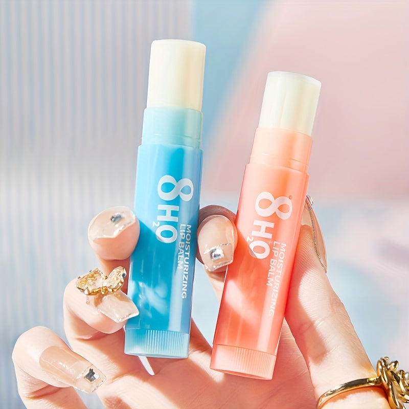 6 Packs Moisturizing Lip Balm Kit - Apple, Strawberry, Orange, Aloe, Grape, and Lemon Flavors, Long-Lasting Lip Care with Hydrating Formula