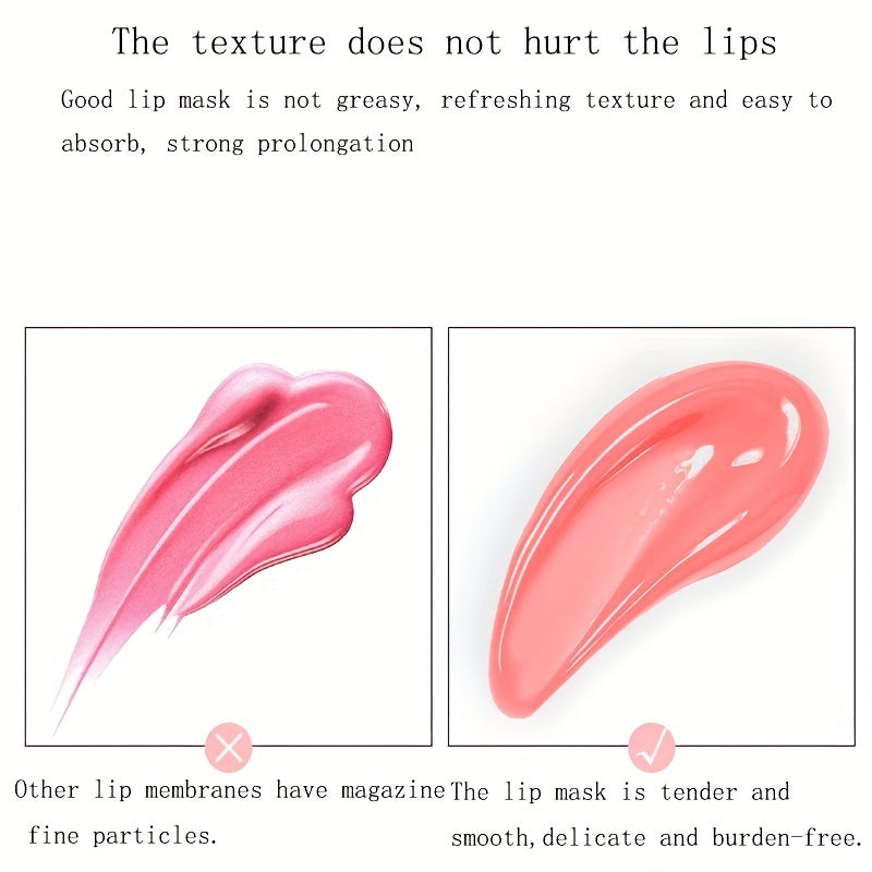 Nourishing And Moisturizing Lip Mask, Moisturizing Lip Care, Long-lasting Effect, Revitalizing, Glowing, Fades The Lip Line, For All Day Hydration, Hydrating & Soothing, Provides A Pearly Shine And A Silky Feeling