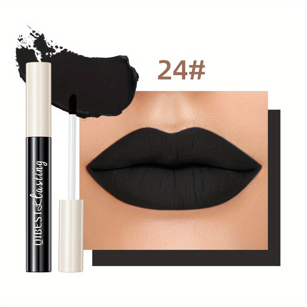 24 Colors Matte Lip Gloss, Long-Lasting, Smudge-Proof, Non-Sticky Lip Stain Valentine's Day Gifts, Ideal For Mardi Gras