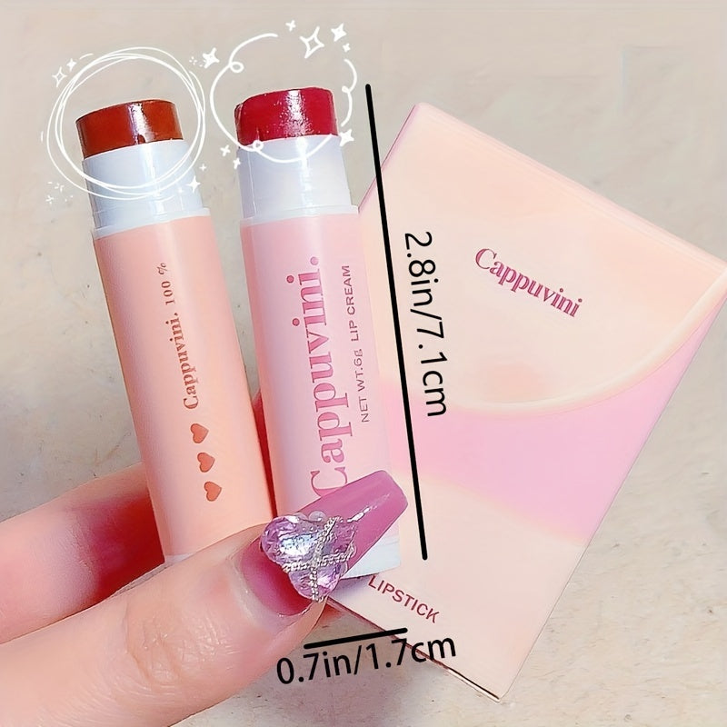 Tinted Lip Balm, Hydrating Moisturizing Lipstick, Removing Dead Skin And Lightening Lip Line, Brightening Lip Care Balm Valentine's Day Gifts