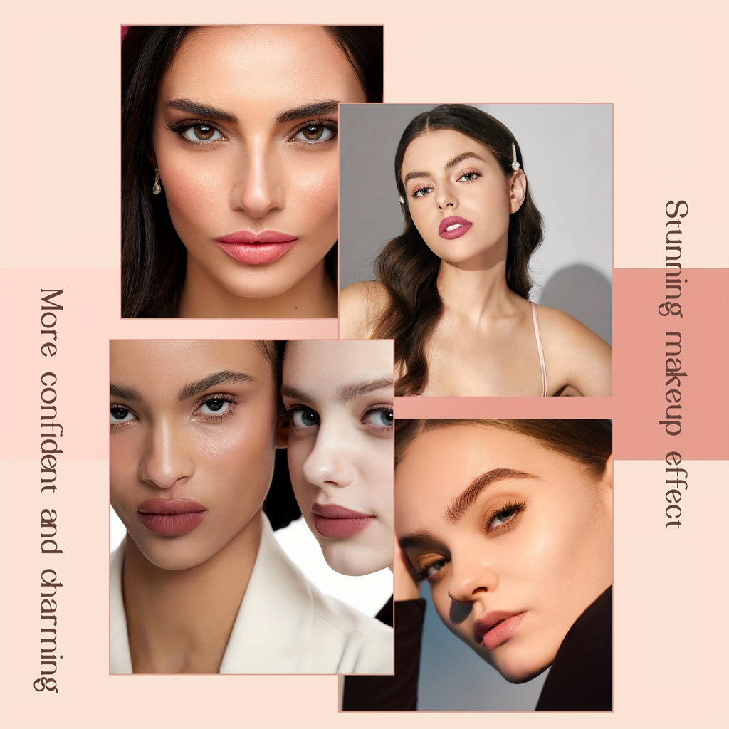 8-Color Moisturizing Lipstick Crayon - Long-lasting, Waterproof, Smooth, Fuller Effect - Professional Lip Makeup Valentine's Day Gifts